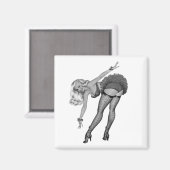 Magneet Pin-up Meisjes  (19) (Voorkant / Achterkant)