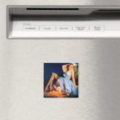 Magneet Pinup Meisjes Art  Retro (Insitu (Vaatwasser))