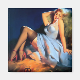 Magneet Pinup Meisjes Art Retro