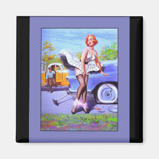 Magneet Pinup Meisjes Kunst Vintage Retro