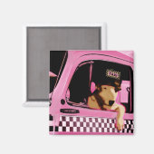 Magneet "pop Art" Dog (Voorkant / Achterkant)