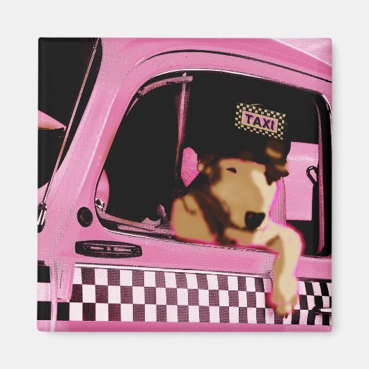 Magneet "pop Art" Dog (Voorkant)