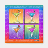 Magneet - Pop Art Martinis (Voorkant)