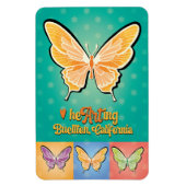 Magneet - Pop Vlinders - Buellton.Art (Verticaal)
