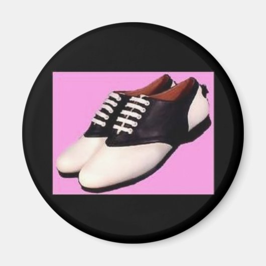 Magneet - Retro Fifties Zadelschoenen (Voorkant)