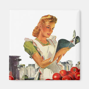 Magneet ~ RETRO KEUKEN Mid-Century Home Canning