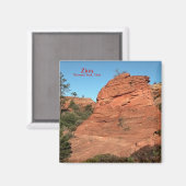 Magneet: Rode rots in Zion Magneet (Voorkant / Achterkant)