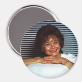 Magneet, ronde aangepaste foto magneet (Voorkant / Achterkant)