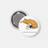 Magneet (Ronde Kat Logo) (Voorkant / Achterkant)