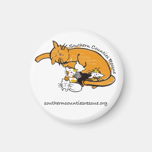 Magneet (Ronde Kat Logo) (Voorkant)