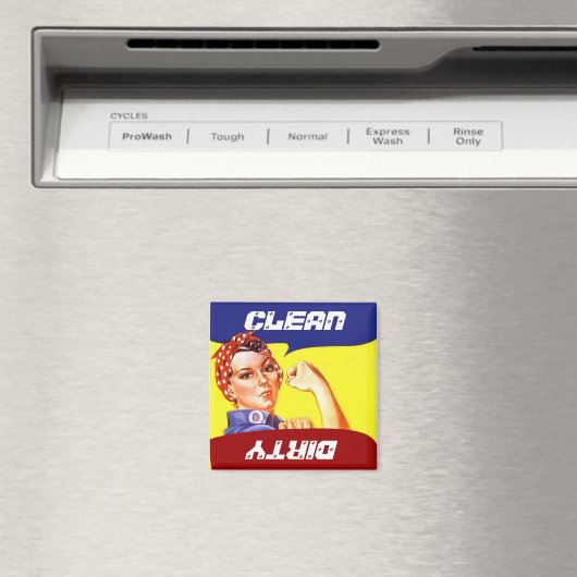 Magneet  Rosie de Riveter Vaatwasser Flip (Insitu (Vaatwasser))