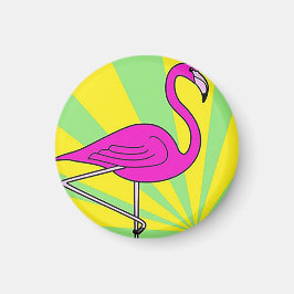Magneet Roze Flamingo