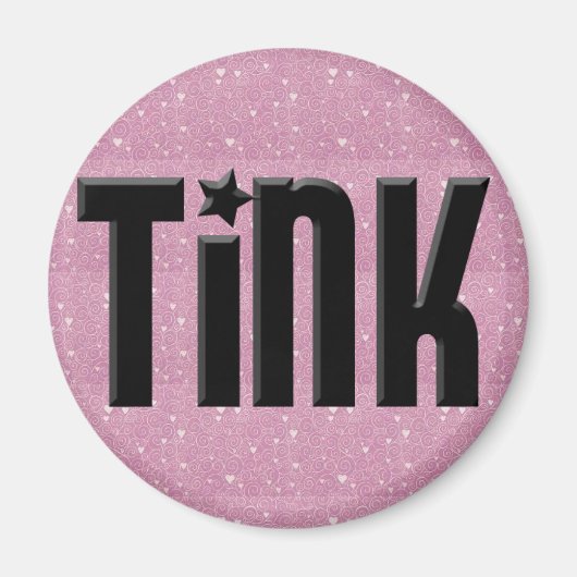 Magneet - roze harten (Voorkant)