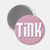 Magneet - Roze Harten in Wit (Voorkant / Achterkant)