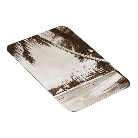 Magneet Roze Paleis Waikiki Beach WWII R&R (Rechterzijde)