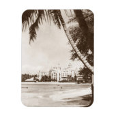 Magneet Roze Paleis Waikiki Beach WWII R&R (Verticaal)
