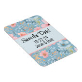 Magneet roze save the date (Rechterzijde)