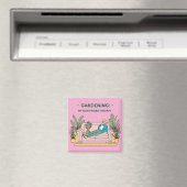Magneet - roze tuinieren (Insitu (Vaatwasser))