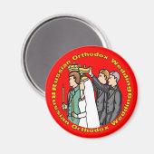 Magneet: Russisch-orthodoxe bruiloft Magneet (Voorkant / Achterkant)