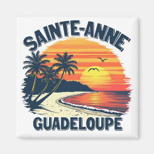 Magneet Sainte-Anne Guadeloupe Zonsondergang Mag