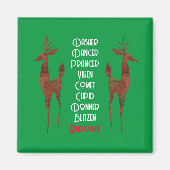 Magneet - Santa's Rendier - Rudolph (Voorkant)