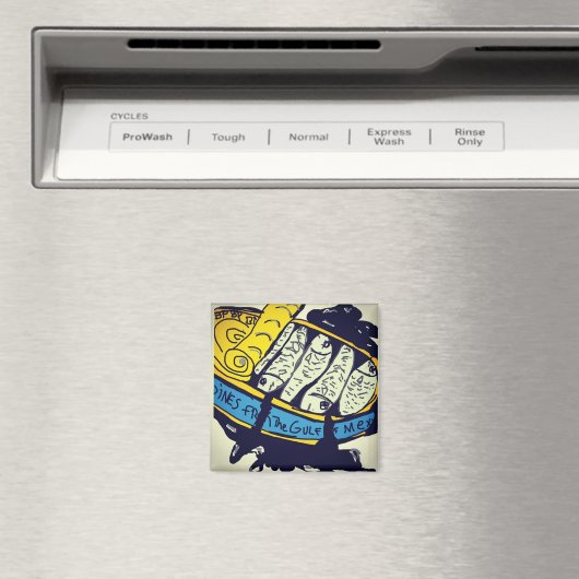 MAGNEET: SARDINES UIT DE GOLF VAN MEXICO MAGNEET (Insitu (Vaatwasser))