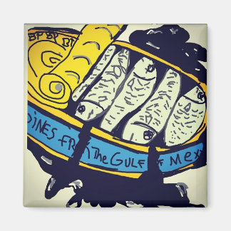 MAGNEET: SARDINES UIT DE GOLF VAN MEXICO MAGNEET