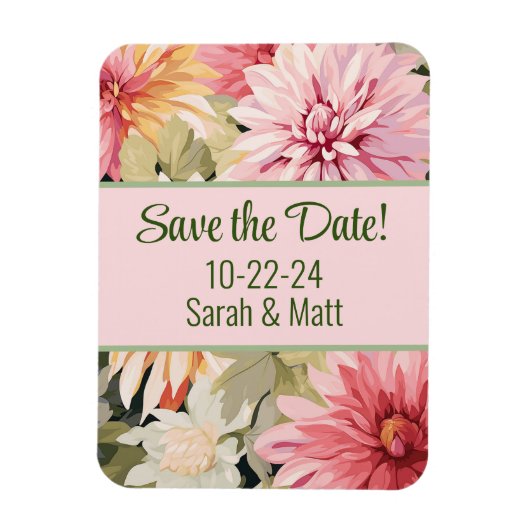 Magneet save the date (Verticaal)