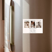 Magneet Save the Date, Foto Moderne Save the Date Magnetische Uitnodiging