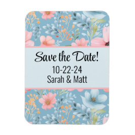 Magneet save the date roze