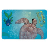 Magneet - Schildpadden zwemmen - Buellton.Art (Horizontaal)