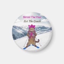 Magneet, Shred de Pow Ski Cat