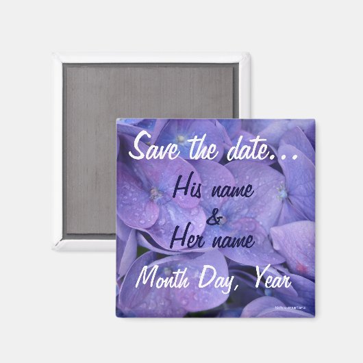 magneet - Sla de datum (Voorkant / Achterkant)