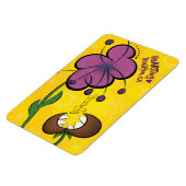 Magneet - Snackin' Flowers - Buelton.Art (Linkerzijde)