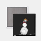magneet sneeuwman (Voorkant / Achterkant)
