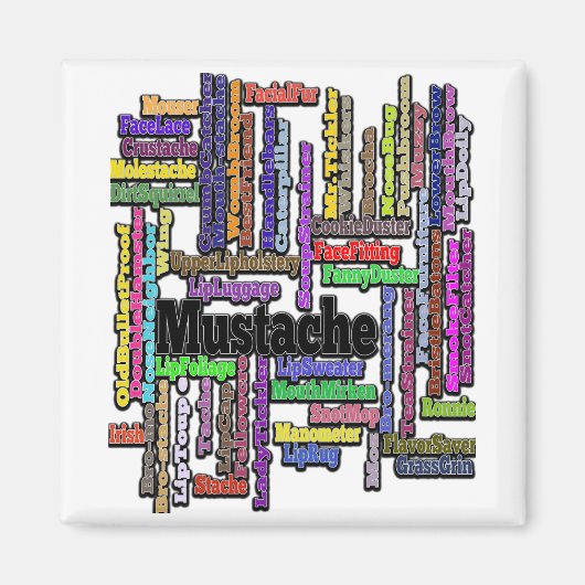 Magneet snor snor tekst koelkast (Voorkant)