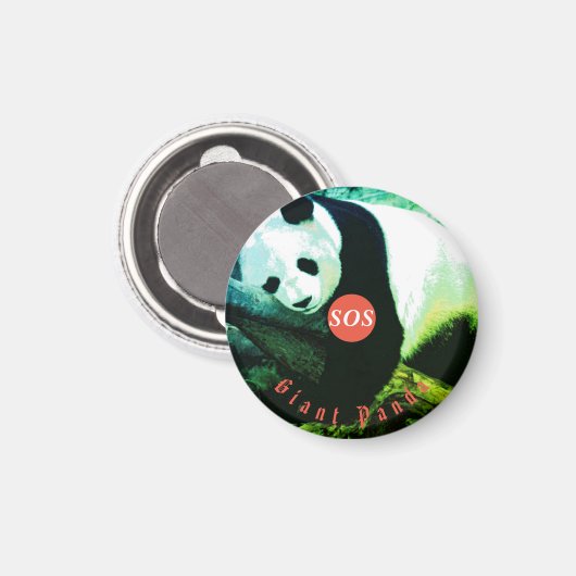 Magneet SOS Panda (Voorkant / Achterkant)