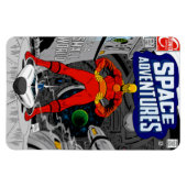 Magneet 'SPACE Adventures' uit de jaren 60 (Horizontaal)