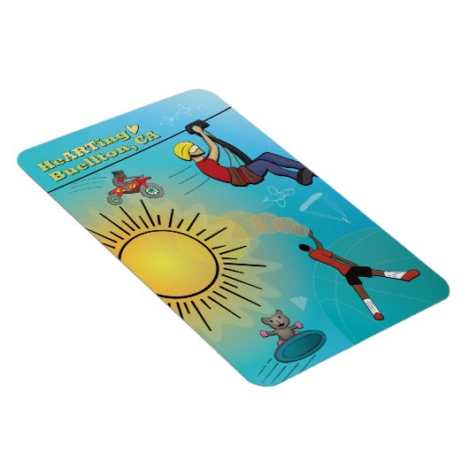 Magneet - Sportieve lucht (Rechterzijde)