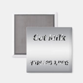 Magneet - status van melk in koelkast (Voorkant / Achterkant)