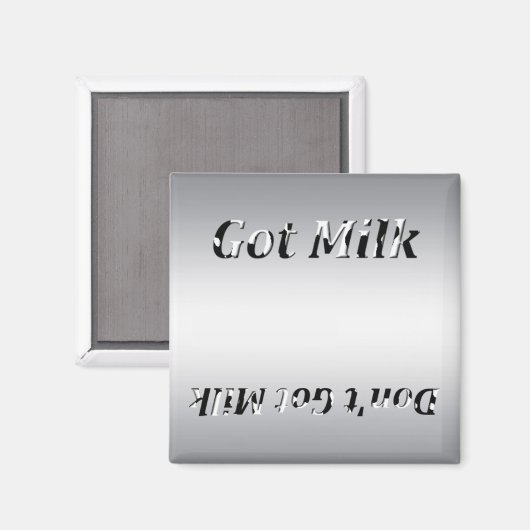 Magneet - status van melk in koelkast (Voorkant / Achterkant)