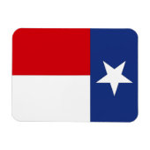 Magneet Texas Lone Star State Vlag Rood Wit Blauw (Horizontaal)