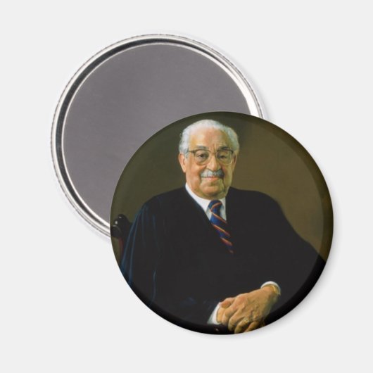 Magneet: Thurgood Marshall Magneet (Voorkant / Achterkant)