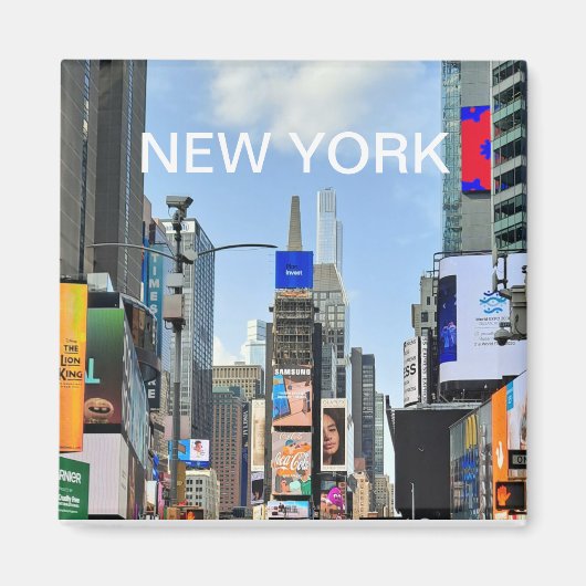 Magneet - Times Square New York Souvenir (Voorkant)