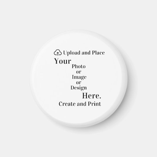 Magneet uw ontwerp of foto-upload (Voorkant)