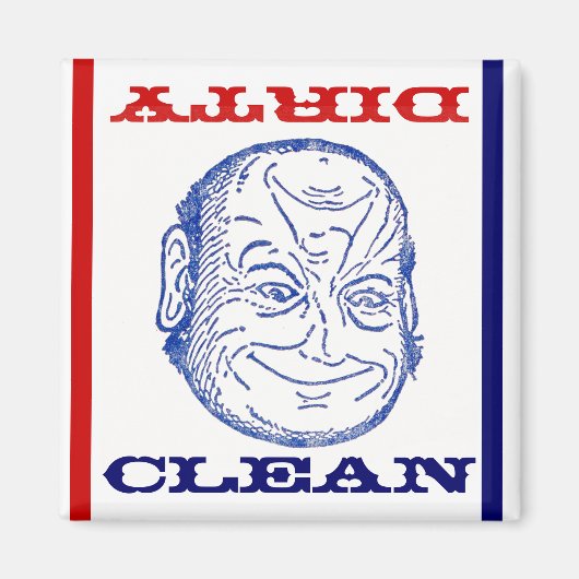 Magneet Vaatwasser Butler Clean Vuil optisch plezi (Voorkant)