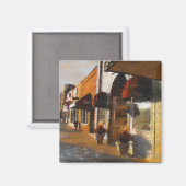 Magneet van Brighton Michigan Scene (Voorkant / Achterkant)