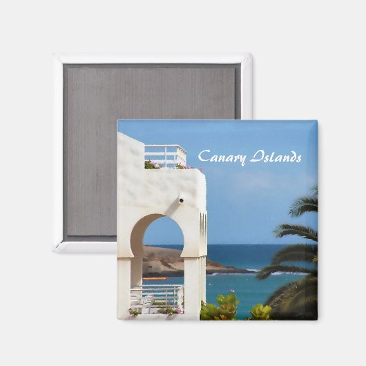 Magneet van de Canarische eilanden (Voorkant / Achterkant)