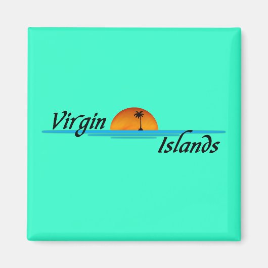 Magneet van de Maagdeneilanden (Voorkant)