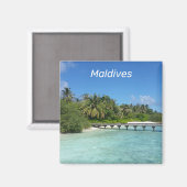 Magneet van de Malediven (Voorkant / Achterkant)